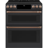 Front Control Induction Knobs and Handles - Brushed Copper