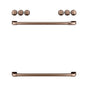 Cafe - Front Control Gas Knobs and Handles - Brushed Copper