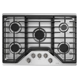 5 Gas Cooktop Knobs - Brushed Black