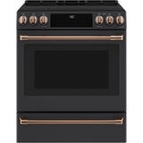 Front Control Induction Knobs and Handles - Brushed Copper