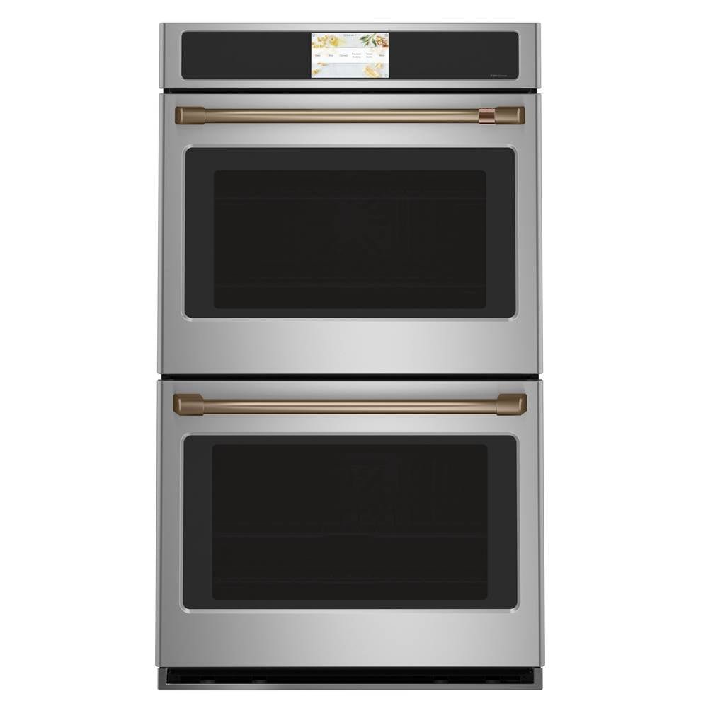 2 - 30   Double Wall Oven Handles - Brushed Bronze