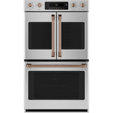 2 French-Door Handles; 2 Knobs - Brushed Copper