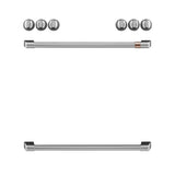 Cafe - Front Control Electric Knobs and Handles - Brushed Stainless