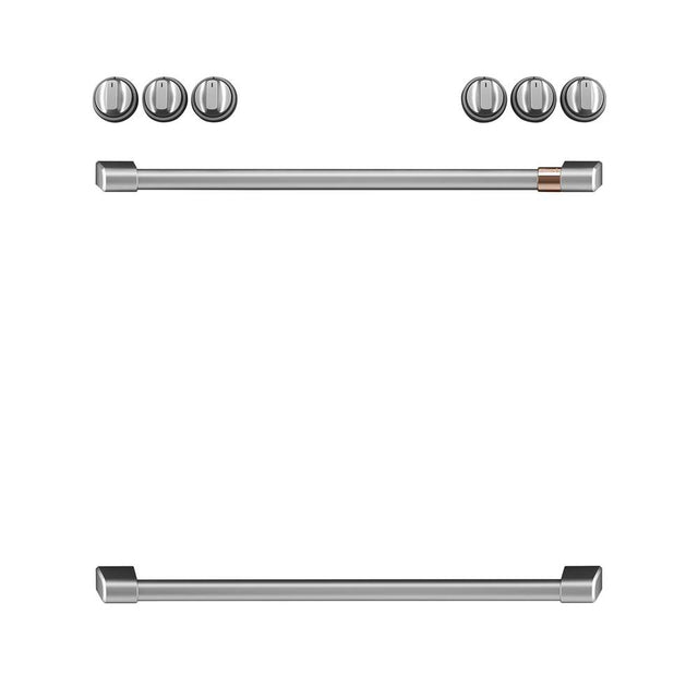 Cafe - Front Control Electric Knobs and Handles - Brushed Stainless