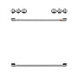 Cafe - Front Control Electric Knobs and Handles - Brushed Stainless