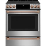 Front Control Electric Knobs and Handles - Brushed Copper