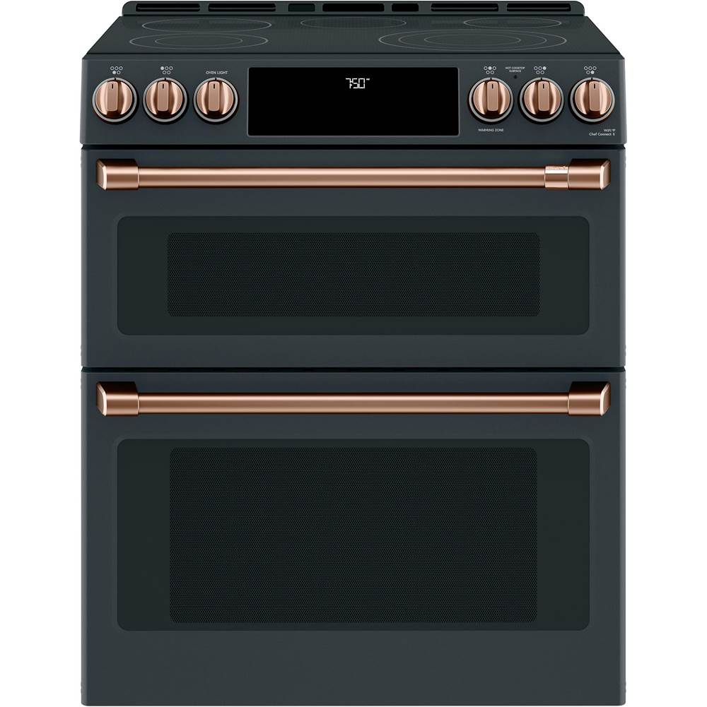 Front Control Electric Knobs and Handles - Brushed Copper