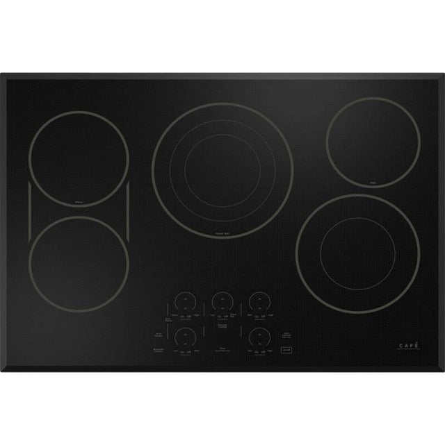Cafe - 30'' Touch-Control Electric Cooktop - Black on Black