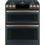 Front Control Gas Knobs and Handles - Brushed Bronze