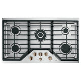 5 Gas Cooktop Knobs - Brushed Bronze