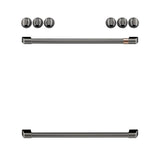 Cafe - Front Control Electric Knobs and Handles - Brushed Black