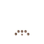 Cafe - 5 Gas Cooktop Knobs - Brushed Copper