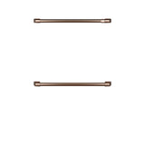 Cafe - 2 - 30   Double Wall Oven Handles - Brushed Copper