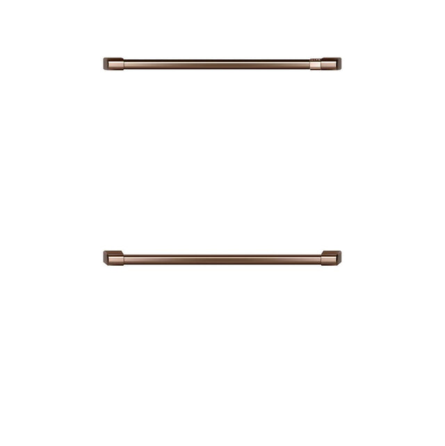 Cafe - 2 - 30   Double Wall Oven Handles - Brushed Copper