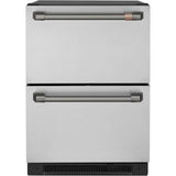 Cafe E Undercounter Refrigeration Handle Kit - Brushed Black