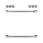 Cafe - Front Control Gas Knobs and Handles - Brushed Stainless