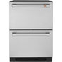 Cafe - Cafe 5.7 Cu. Ft. Built-In Dual-Drawer Refrigerator - Stainless Steel