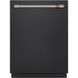 Cafe - Cafe Stainless Interior Built-In Dishwasher with Hidden Controls - Matte Black