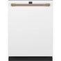 Cafe - Cafe Smart Stainless Interior Built-In Dishwasher with Hidden Controls - Matte White