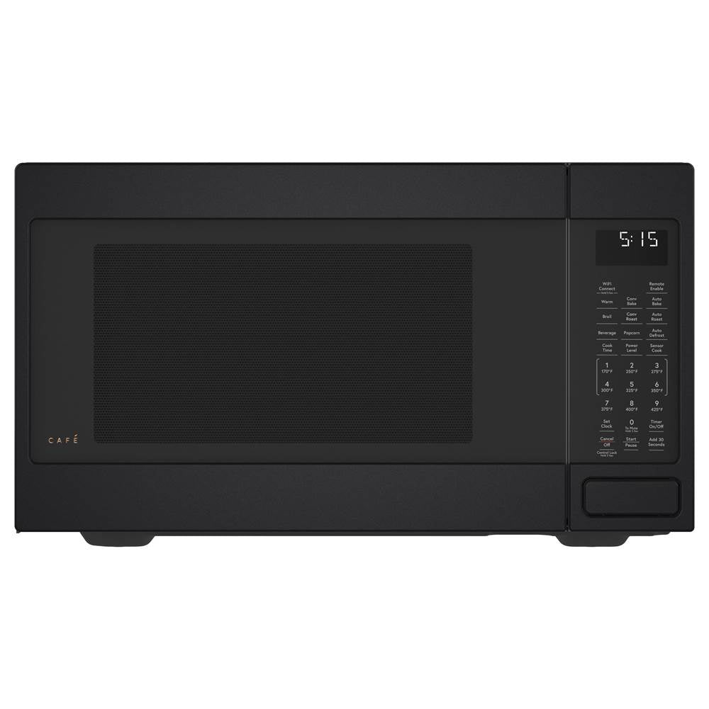 Cafe - Cafe 1.5 Cu. Ft. Smart Countertop Convection/Microwave Oven - Matte Black
