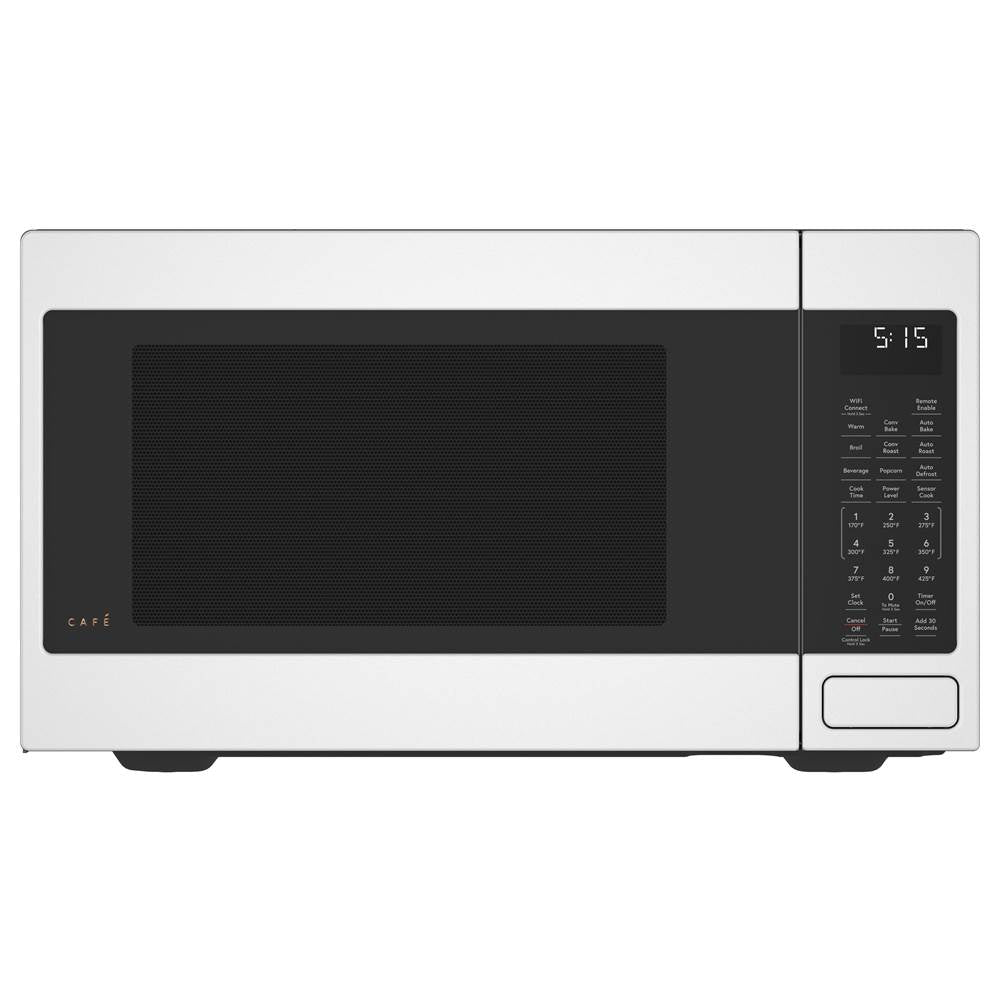 Cafe - Cafe 1.5 Cu. Ft. Smart Countertop Convection/Microwave Oven - Matte White