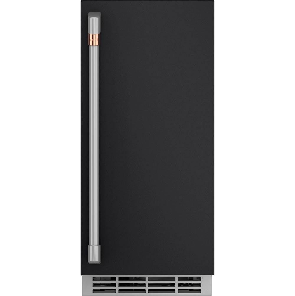Cafe - Ice Maker Door Kit - Matte Black with Brushed Stainless