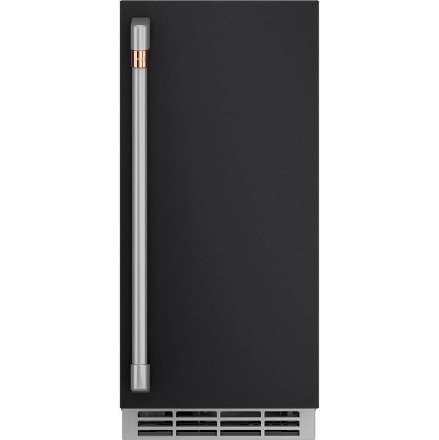 Cafe - Ice Maker Door Kit - Matte Black with Brushed Stainless