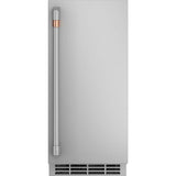 Cafe - Ice Maker Door Kit - Stainless with Brushed Stainless