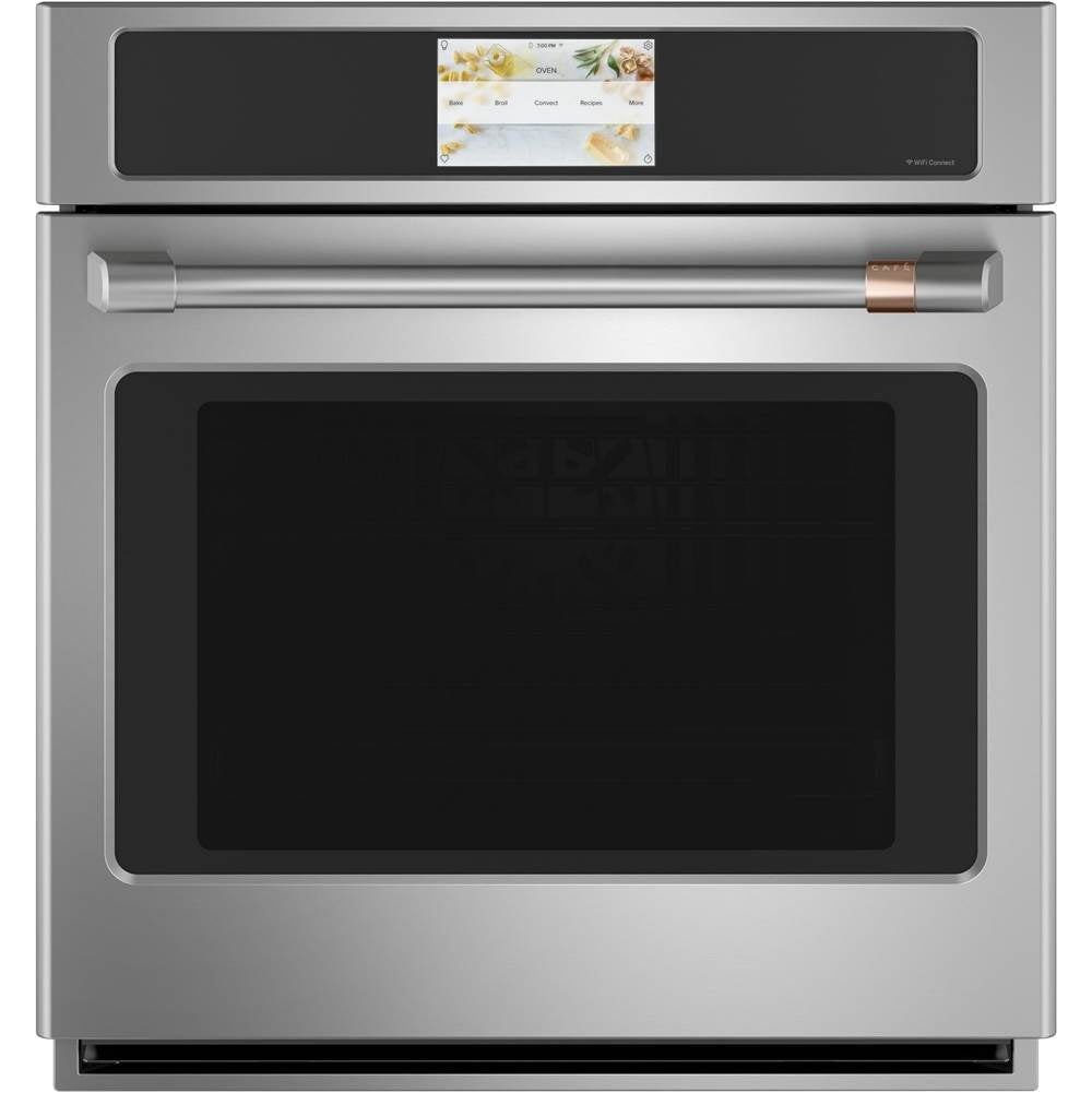 Cafe - Cafe 27'' Smart Single Wall Oven with Convection - Stainless Steel