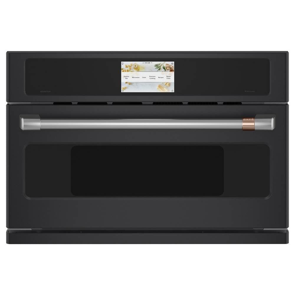 Cafe - Cafe 30'' Smart Five in One Oven with 120V Advantium Technology - Matte Black