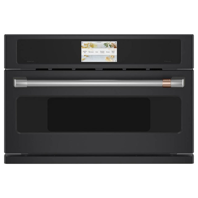 Cafe - Cafe 30'' Smart Five in One Oven with 120V Advantium Technology - Matte Black