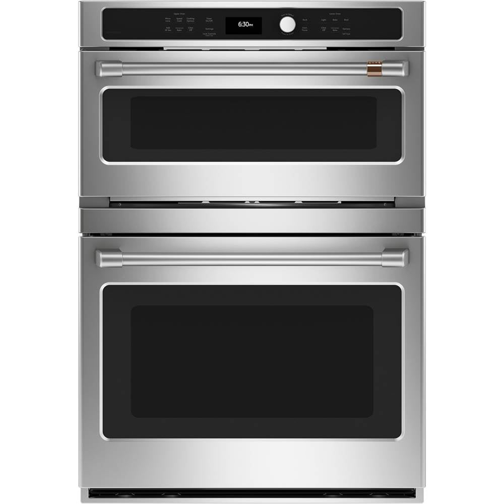 Cafe - Cafe 30 in. Combination Double Wall Oven with Convection and Advantium Technology - Stainless Steel