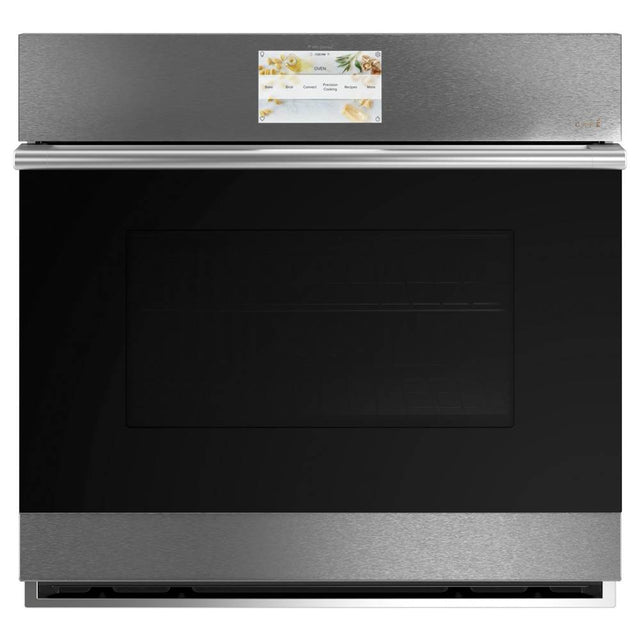 Cafe - Cafe 30'' Smart Single Wall Oven with Convection in Platinum Glass - Platinum