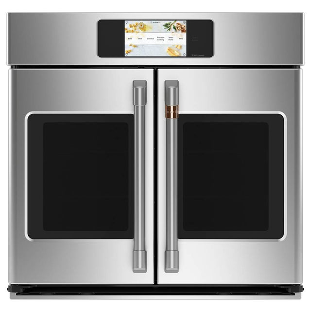 Cafe - Cafe Professional Series 30'' Smart Built-In Convection French-Door Single Wall Oven - Stainless Steel