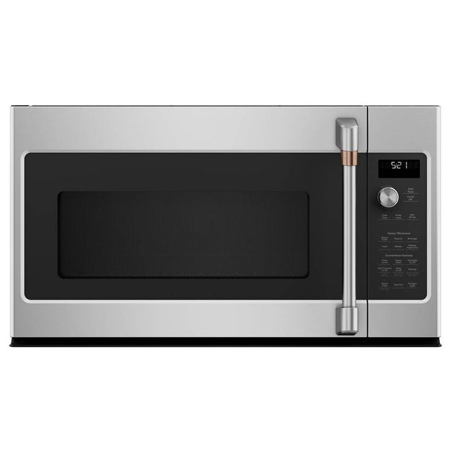 Cafe - Cafe 2.1 Cu. Ft. Over-the-Range Microwave Oven - Stainless Steel