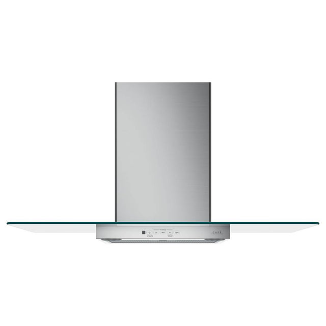 Cafe - Cafe 36'' Wall-Mount Glass Canopy Chimney Hood - Stainless Steel