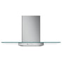 Cafe - Cafe 36'' Wall-Mount Glass Canopy Chimney Hood - Stainless Steel