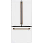 Cafe - Cafe ENERGY STAR 18.6 Cu. Ft. Counter-Depth French-Door Refrigerator - Matte White