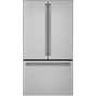 Cafe - Cafe ENERGY STAR 23.1 Cu. Ft. Smart Counter-Depth French-Door Refrigerator - Stainless Steel