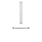 Cafe - Refrigeration Handle Kit - Brushed Stainless - Stainless Steel