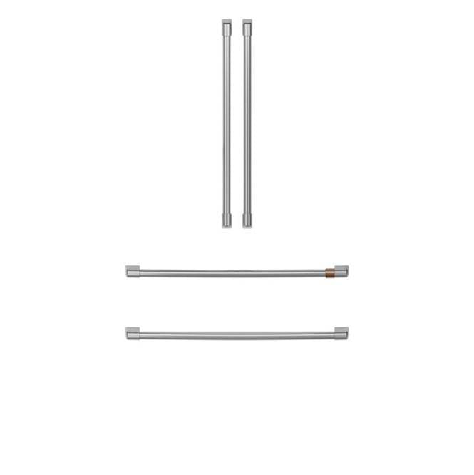 Cafe - Refrigeration Handle Kit - Brushed Stainless - Stainless Steel