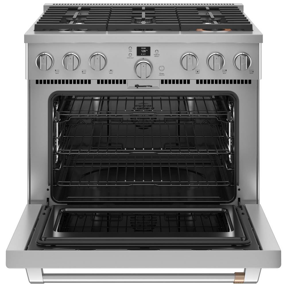 36'' Smart Dual-Fuel Commercial-Style Range With 6 Burners (Natural Gas)
