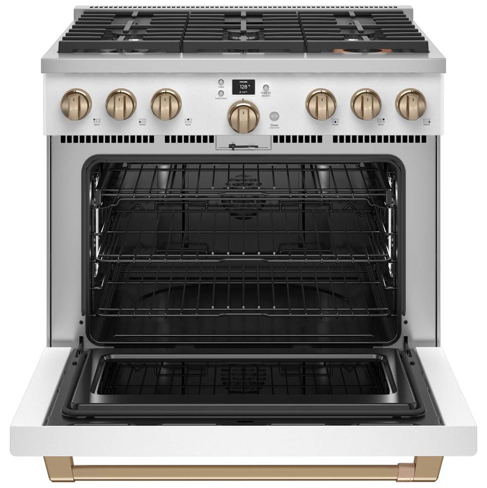 36'' Smart Dual-Fuel Commercial-Style Range With 6 Burners (Natural Gas)