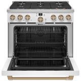 36'' Smart Dual-Fuel Commercial-Style Range With 6 Burners (Natural Gas)