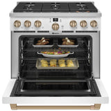 36'' Smart Dual-Fuel Commercial-Style Range With 6 Burners (Natural Gas)