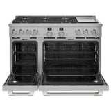 48'' Smart Dual-Fuel Commercial-Style Range With 6 Burners And Griddle (Natural Gas)