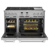 48'' Smart Dual-Fuel Commercial-Style Range With 6 Burners And Griddle (Natural Gas)