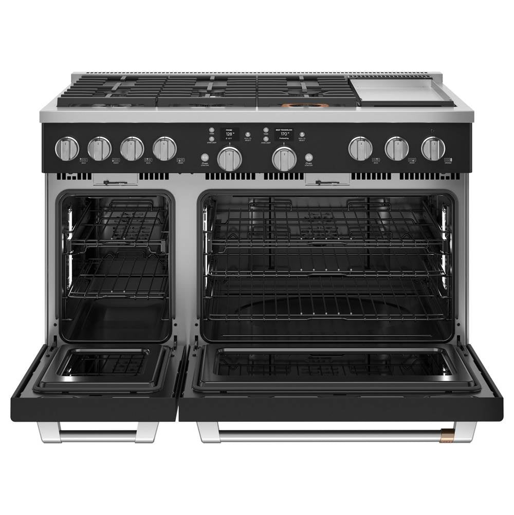 48'' Smart Dual-Fuel Commercial-Style Range With 6 Burners And Griddle (Natural Gas)