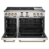48'' Smart Dual-Fuel Commercial-Style Range With 6 Burners And Griddle (Natural Gas)