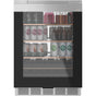Cafe - Beverage Center In Platinum Glass - Platinum Glass